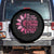 Breast Cancer Spare Tire Cover Pink Ribbon Being Strong Quote Support Gift - Wonder Print Shop