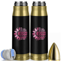 Breast Cancer Bullet Tumbler Pink Ribbon Being Strong Quote Support Gift - Wonder Print Shop