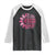 Breast Cancer Raglan Shirt Pink Ribbon Being Strong Quote Support Gift - Wonder Print Shop
