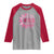 Breast Cancer Raglan Shirt Pink Ribbon Being Strong Quote Support Gift - Wonder Print Shop