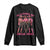 In October We Wear Pink Long Sleeve Shirt Breast Cancer Awareness Month Cowgirl Pink Ribbon - Wonder Print Shop