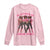 In October We Wear Pink Long Sleeve Shirt Breast Cancer Awareness Month Cowgirl Pink Ribbon - Wonder Print Shop