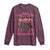 In October We Wear Pink Long Sleeve Shirt Breast Cancer Awareness Month Cowgirl Pink Ribbon - Wonder Print Shop