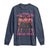 In October We Wear Pink Long Sleeve Shirt Breast Cancer Awareness Month Cowgirl Pink Ribbon - Wonder Print Shop