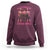 In October We Wear Pink Sweatshirt Breast Cancer Awareness Month Cowgirl Pink Ribbon - Wonder Print Shop