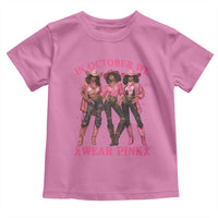 In October We Wear Pink Toddler T Shirt Breast Cancer Awareness Month Cowgirl Pink Ribbon - Wonder Print Shop