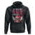 Funny Breast Cancer Survivor Hoodie Im Kicking Cancers Ass Pink Ribbon Skull - Wonder Print Shop