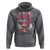 Funny Breast Cancer Survivor Hoodie Im Kicking Cancers Ass Pink Ribbon Skull - Wonder Print Shop