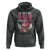 Funny Breast Cancer Survivor Hoodie Im Kicking Cancers Ass Pink Ribbon Skull - Wonder Print Shop