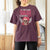 Funny Breast Cancer Survivor T Shirt For Women Im Kicking Cancers Ass Pink Ribbon Skull - Wonder Print Shop