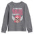 Funny Breast Cancer Survivor Youth Sweatshirt Im Kicking Cancers Ass Pink Ribbon Skull - Wonder Print Shop