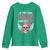 Funny Breast Cancer Survivor Youth Sweatshirt Im Kicking Cancers Ass Pink Ribbon Skull - Wonder Print Shop