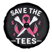 Breast Cancer Awareness Pink Ribbon Golf Spare Tire Cover Funny Save The Tees - Wonder Print Shop