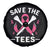 Breast Cancer Awareness Pink Ribbon Golf Spare Tire Cover Funny Save The Tees - Wonder Print Shop