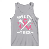 Breast Cancer Awareness Pink Ribbon Golf Tank Top Funny Save The Tees - Wonder Print Shop