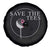Breast Cancer Awareness Golf Spare Tire Cover Pink Ribbon Save The Tees Fundraiser Team - Wonder Print Shop
