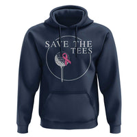 Breast Cancer Awareness Golf Hoodie Pink Ribbon Save The Tees Fundraiser Team - Wonder Print Shop