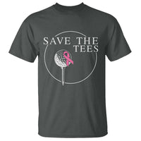 Breast Cancer Awareness Golf T Shirt Pink Ribbon Save The Tees Fundraiser Team - Wonder Print Shop