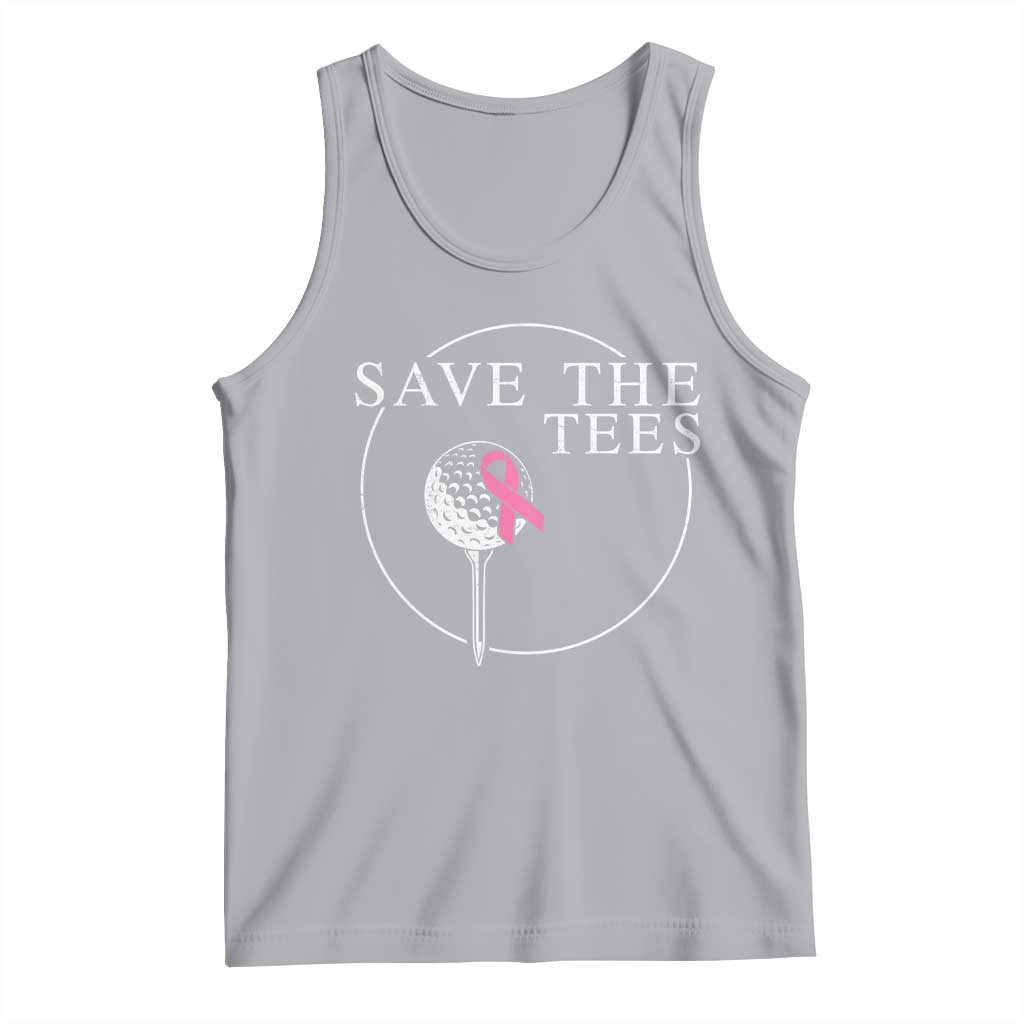 Breast Cancer Awareness Golf Tank Top Pink Ribbon Save The Tees Fundraiser Team - Wonder Print Shop
