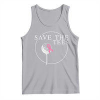 Breast Cancer Awareness Golf Tank Top Pink Ribbon Save The Tees Fundraiser Team - Wonder Print Shop