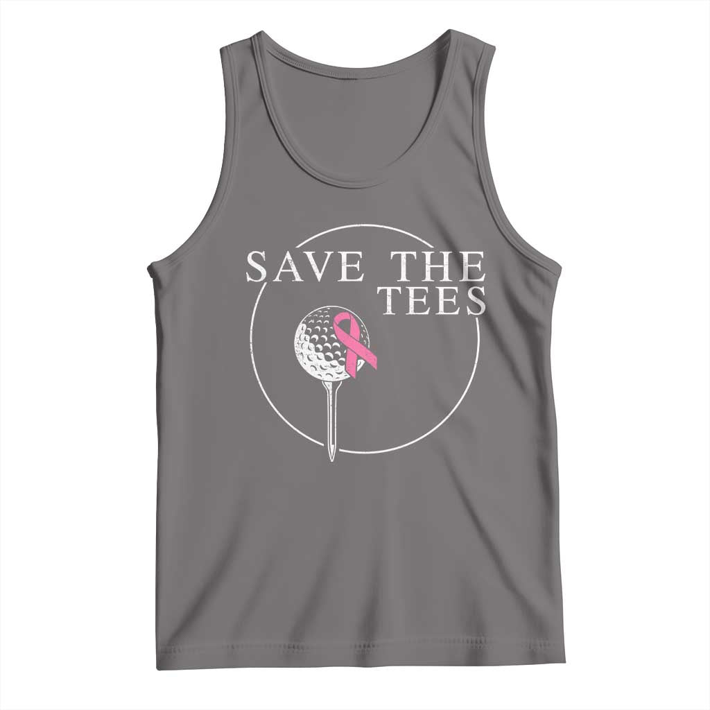 Breast Cancer Awareness Golf Tank Top Pink Ribbon Save The Tees Fundraiser Team - Wonder Print Shop