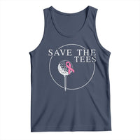 Breast Cancer Awareness Golf Tank Top Pink Ribbon Save The Tees Fundraiser Team - Wonder Print Shop