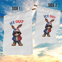 Cool Bunny Ice Out Garden Flag Puerto Rican Flag Hoodie Outfit Vibes Boricua