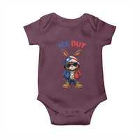 Cool Bunny Ice Out Baby Onesie Puerto Rican Flag Hoodie Outfit Vibes Boricua