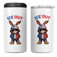 Cool Bunny Ice Out 4 in 1 Can Cooler Tumbler Puerto Rican Flag Hoodie Outfit Vibes Boricua
