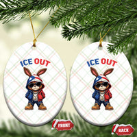 Cool Bunny Ice Out Ceramic Ornament Puerto Rican Flag Hoodie Outfit Vibes Boricua