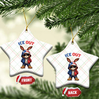 Cool Bunny Ice Out Ceramic Ornament Puerto Rican Flag Hoodie Outfit Vibes Boricua