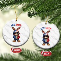 Cool Bunny Ice Out Ceramic Ornament Puerto Rican Flag Hoodie Outfit Vibes Boricua