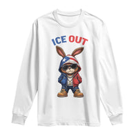 Cool Bunny Ice Out Long Sleeve Shirt Puerto Rican Flag Hoodie Outfit Vibes Boricua
