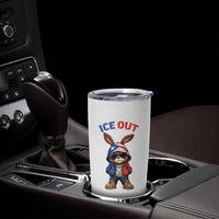 Cool Bunny Ice Out Tumbler Cup Puerto Rican Flag Hoodie Outfit Vibes Boricua
