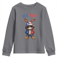 Cool Bunny Ice Out Youth Sweatshirt Puerto Rican Flag Hoodie Outfit Vibes Boricua