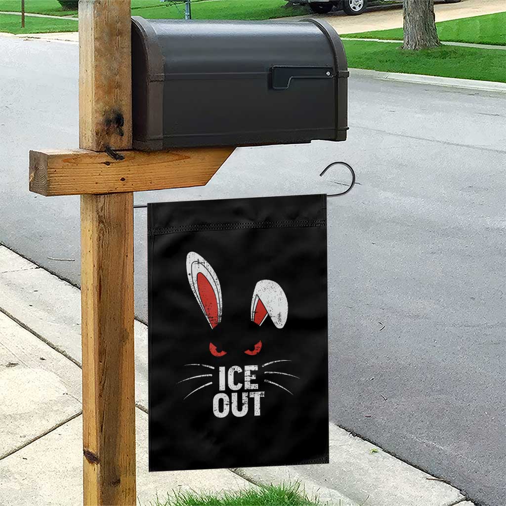 Bunny Ice Out Garden Flag Resist FDT Anti Immigration Enforcement