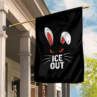 Bunny Ice Out Garden Flag Resist FDT Anti Immigration Enforcement