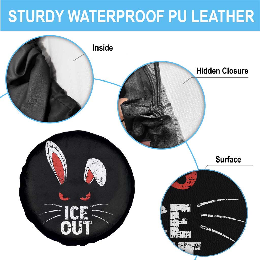 Bunny Ice Out Spare Tire Cover Resist FDT Anti Immigration Enforcement