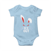 Bunny Ice Out Baby Onesie Resist FDT Anti Immigration Enforcement