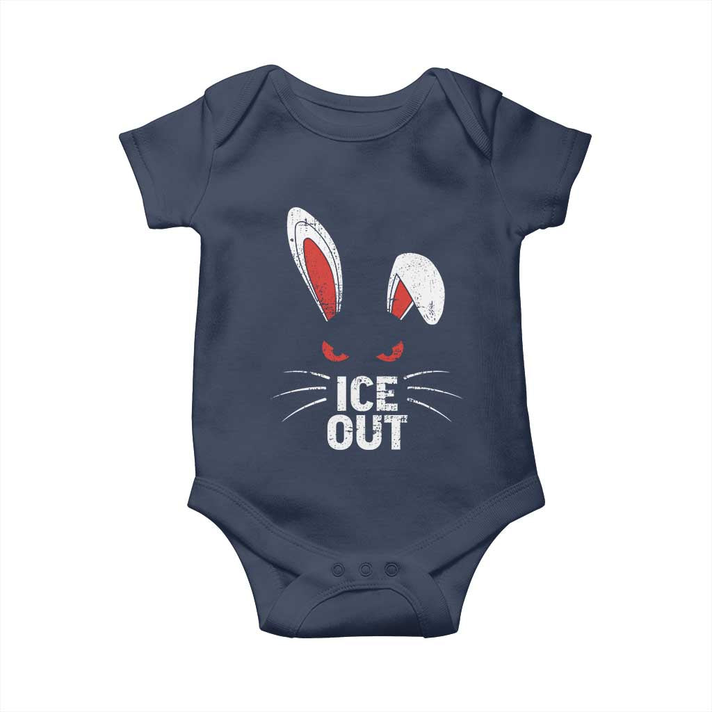 Bunny Ice Out Baby Onesie Resist FDT Anti Immigration Enforcement