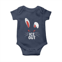 Bunny Ice Out Baby Onesie Resist FDT Anti Immigration Enforcement