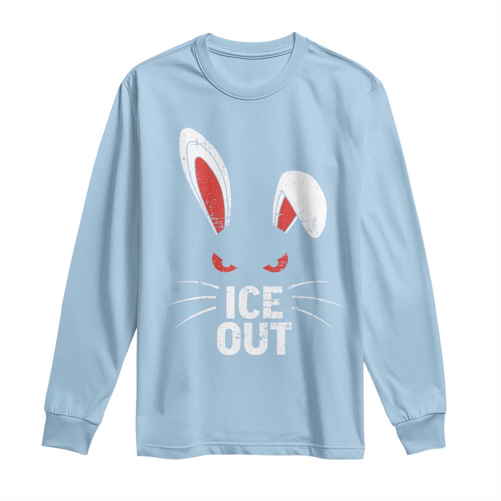Bunny Ice Out Long Sleeve Shirt Resist FDT Anti Immigration Enforcement