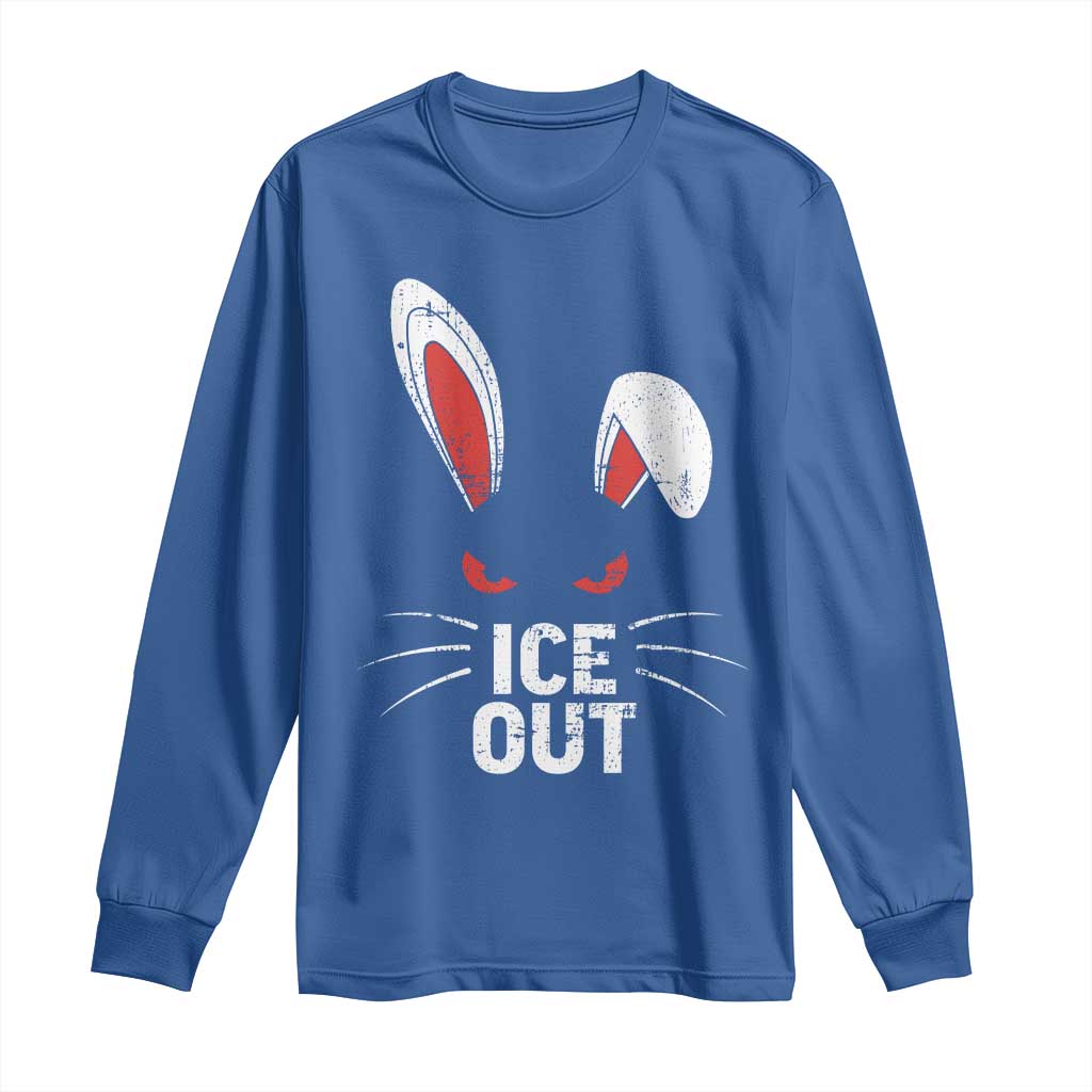 Bunny Ice Out Long Sleeve Shirt Resist FDT Anti Immigration Enforcement