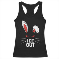Bunny Ice Out Racerback Tank Top Resist FDT Anti Immigration Enforcement