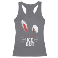 Bunny Ice Out Racerback Tank Top Resist FDT Anti Immigration Enforcement