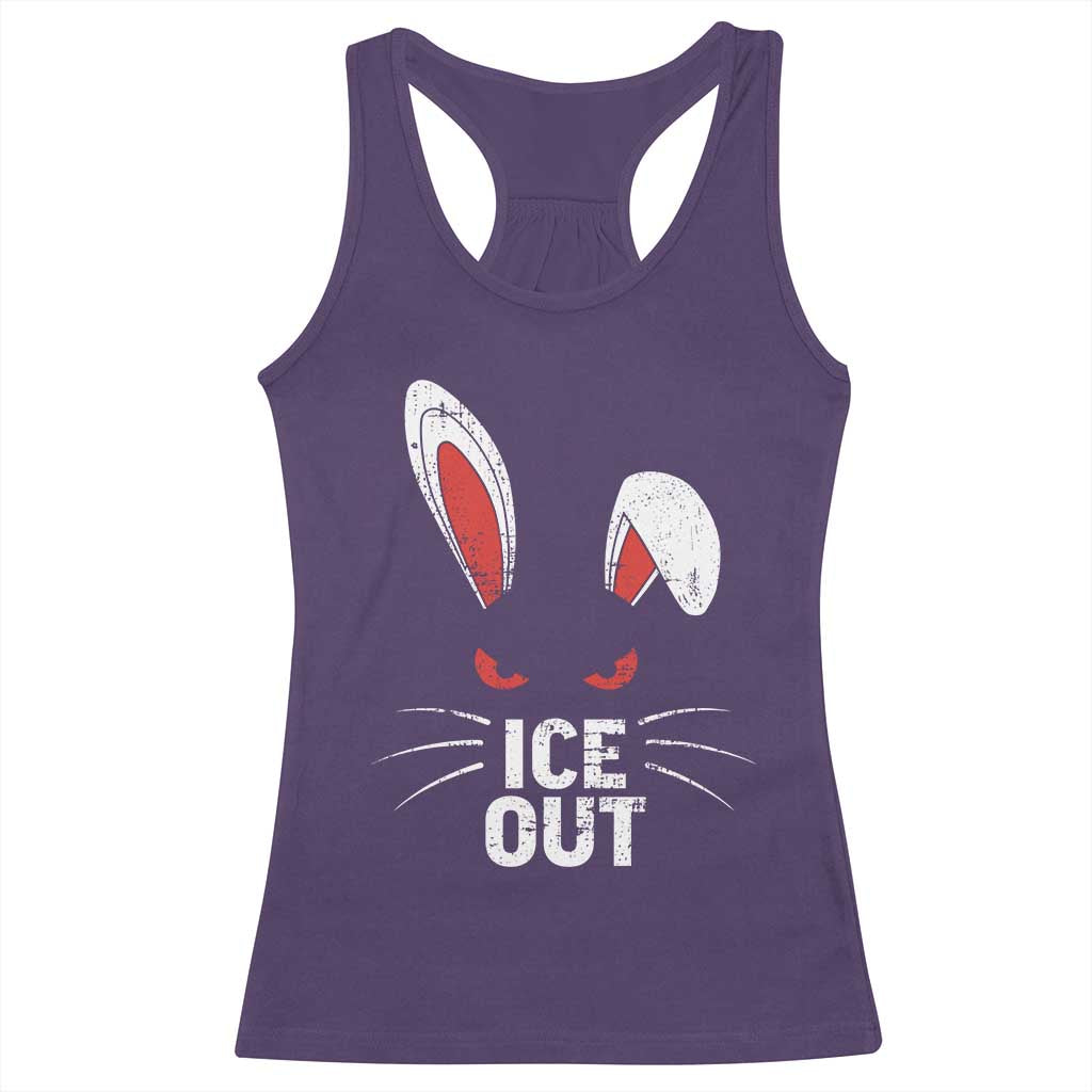 Bunny Ice Out Racerback Tank Top Resist FDT Anti Immigration Enforcement