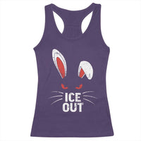 Bunny Ice Out Racerback Tank Top Resist FDT Anti Immigration Enforcement