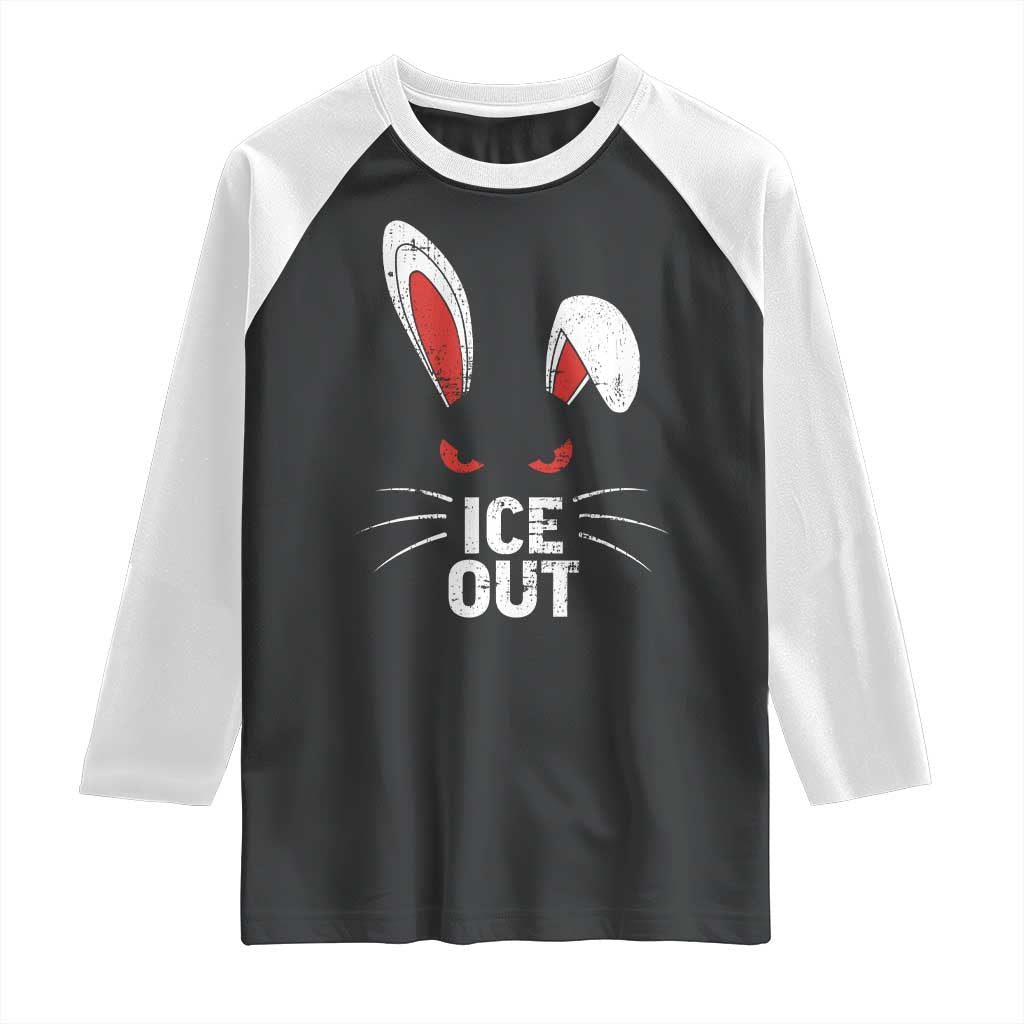 Bunny Ice Out Raglan Shirt Resist FDT Anti Immigration Enforcement