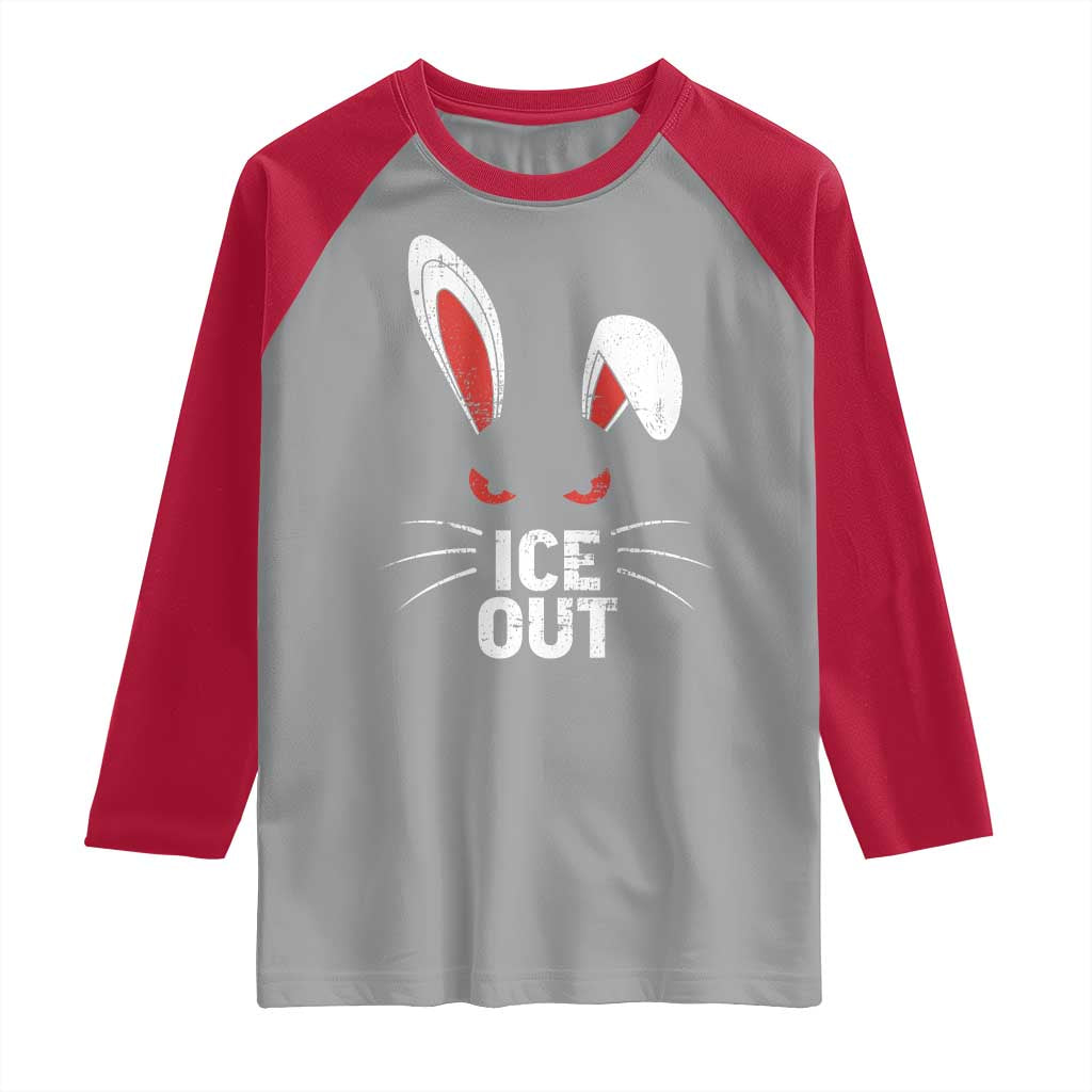 Bunny Ice Out Raglan Shirt Resist FDT Anti Immigration Enforcement
