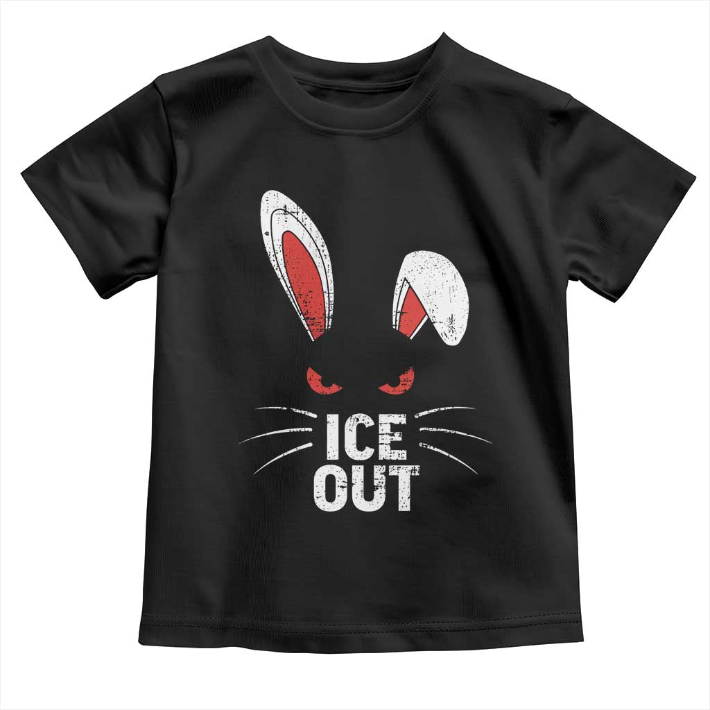 Bunny Ice Out Toddler T Shirt Resist FDT Anti Immigration Enforcement